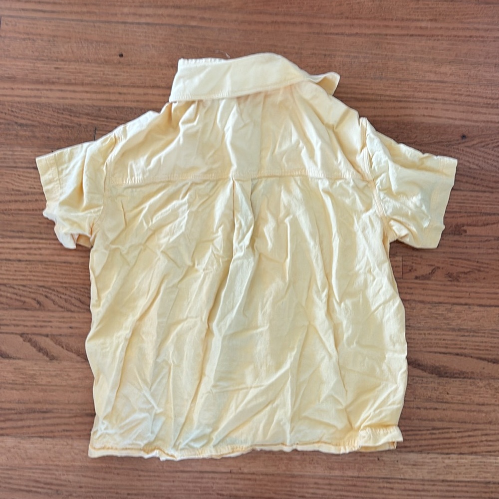 Mistress Rocks Yellow Button Up - Picture 3 of 3